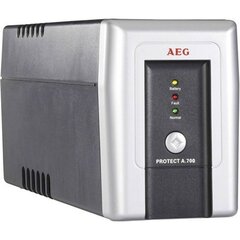AEG UPS UPS Protect A 700 700 VA, 420 W, 170 - 280 V цена и информация | AEG Компьютерная техника | kaup24.ee