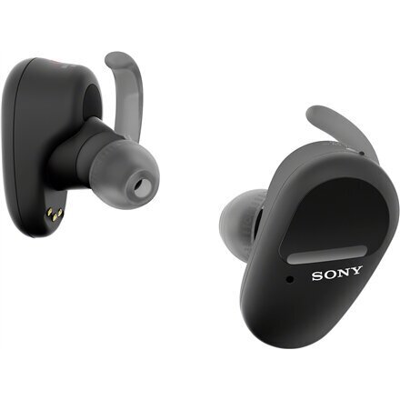 Sony juhtmevabad kõrvaklapid + mikrofon WF-SP800NB, must hind | kaup24.ee