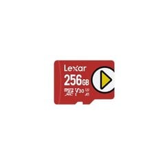 MEMORY MICRO SDXC 256GB UHS-I/PLAY LMSPLAY256G-BNNNG LEXAR hind ja info | Mobiiltelefonide mälukaardid | kaup24.ee