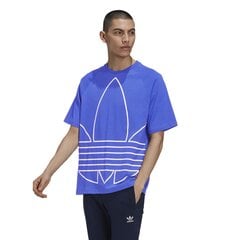 Футболка для мужчин adidas Originals Big Trefoil Outline, синяя цена и информация | Мужская спортивная одежда | kaup24.ee