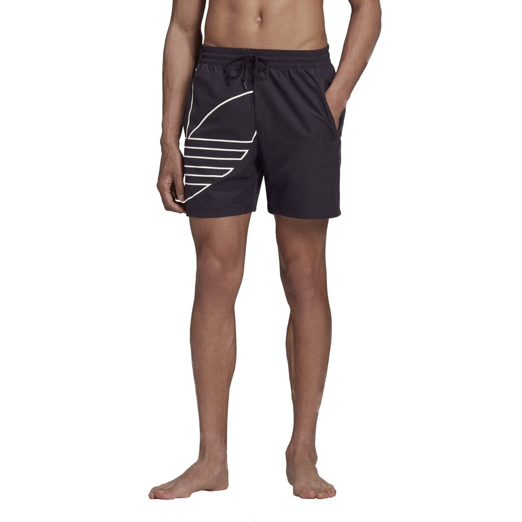 Meeste šortsid Adidas Originals Big Trefoil Swim, must hind ja info | Ujumispüksid, shortsid | kaup24.ee