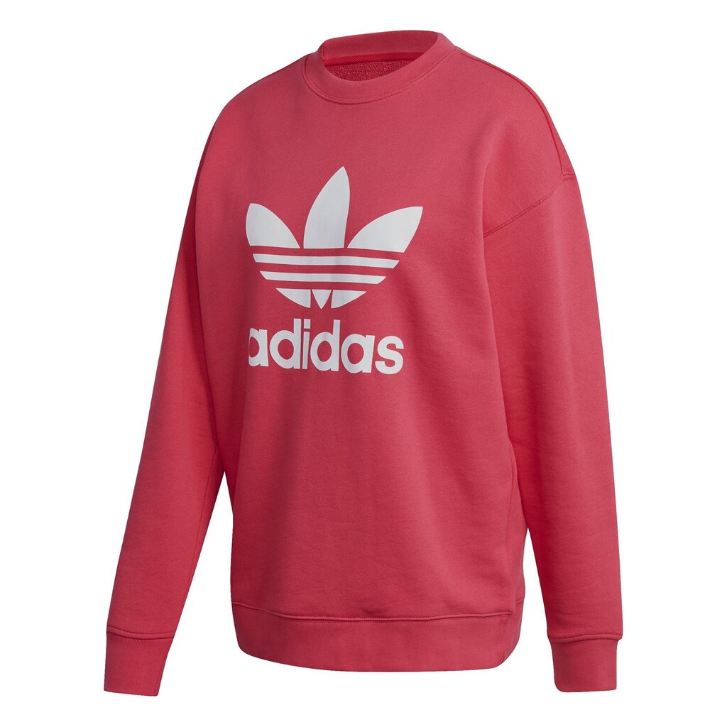 Naiste dressipluus Adidas Trefoil Crew, punane hind ja info | Naiste kampsunid | kaup24.ee