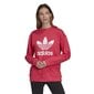 Naiste dressipluus Adidas Trefoil Crew, punane hind ja info | Naiste kampsunid | kaup24.ee