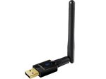 EDUP EP - AC1607 Dual Band 600 Mbps USB WiFi Adapter 2.4GHz / 5.8GHz / 802.11AC / Välise antenniga - must