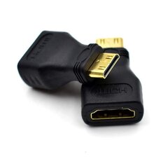 Универсальный адаптер RoGer MHL Mini HDMI - > HDMI, черный цена и информация | Адаптеры и USB-hub | kaup24.ee