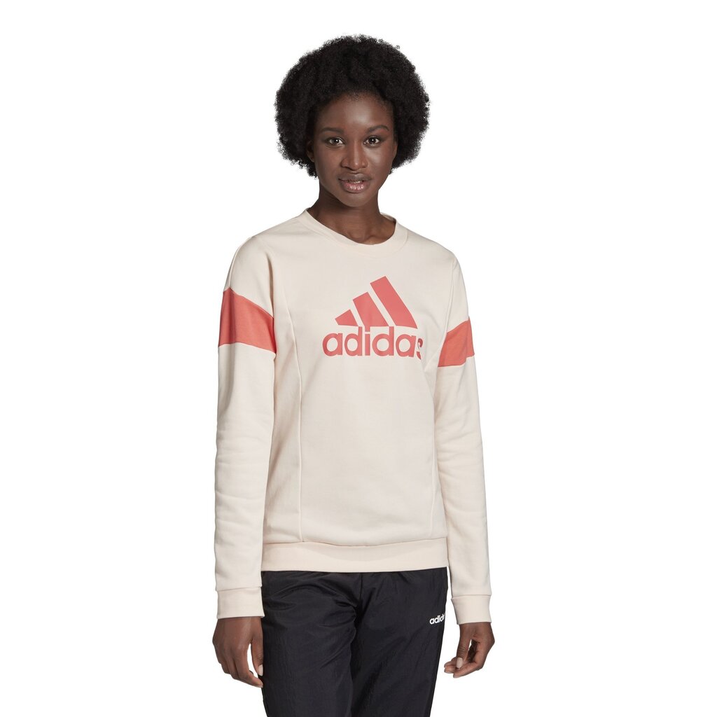 Naiste dressipluus Adidas Graphic Crewneck, valge hind ja info | Naiste kampsunid | kaup24.ee