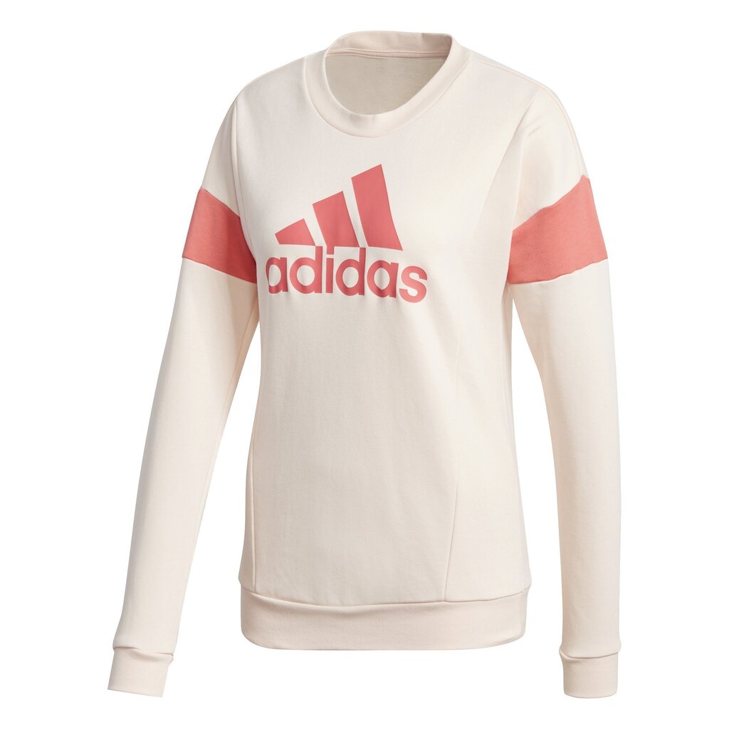 Naiste dressipluus Adidas Graphic Crewneck, valge цена и информация | Naiste kampsunid | kaup24.ee