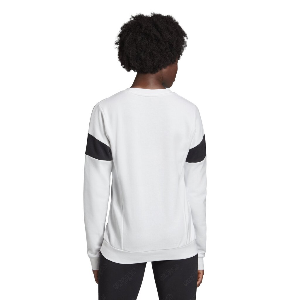 Naiste dressipluus Adidas Graphic Crewneck, valge цена и информация | Naiste kampsunid | kaup24.ee