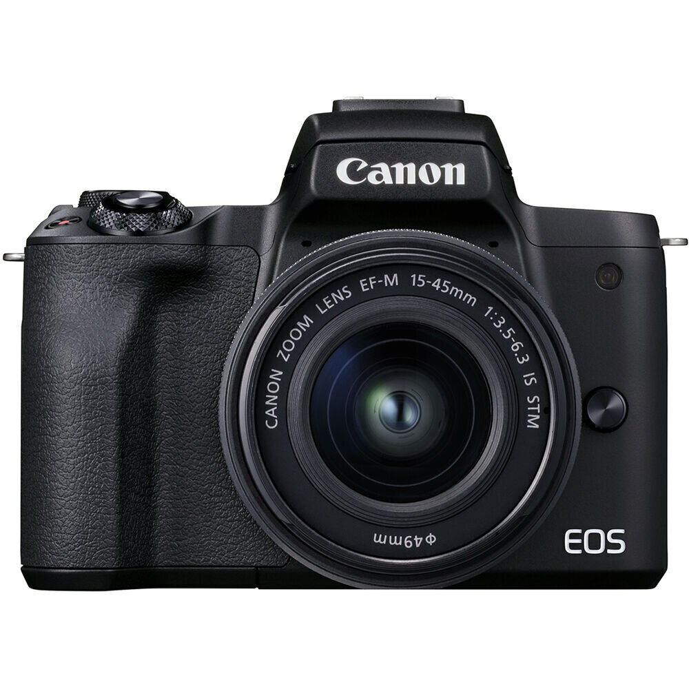 Canon EOS M50 Mark II + EF-M 15-45 mm IS STM + EF-M 55-200 mm IS STM цена и информация | Fotoaparaadid | kaup24.ee