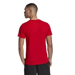 Meeste T-särk Adidas Brilliant Basics, punane hind ja info | Meeste T-särgid | kaup24.ee