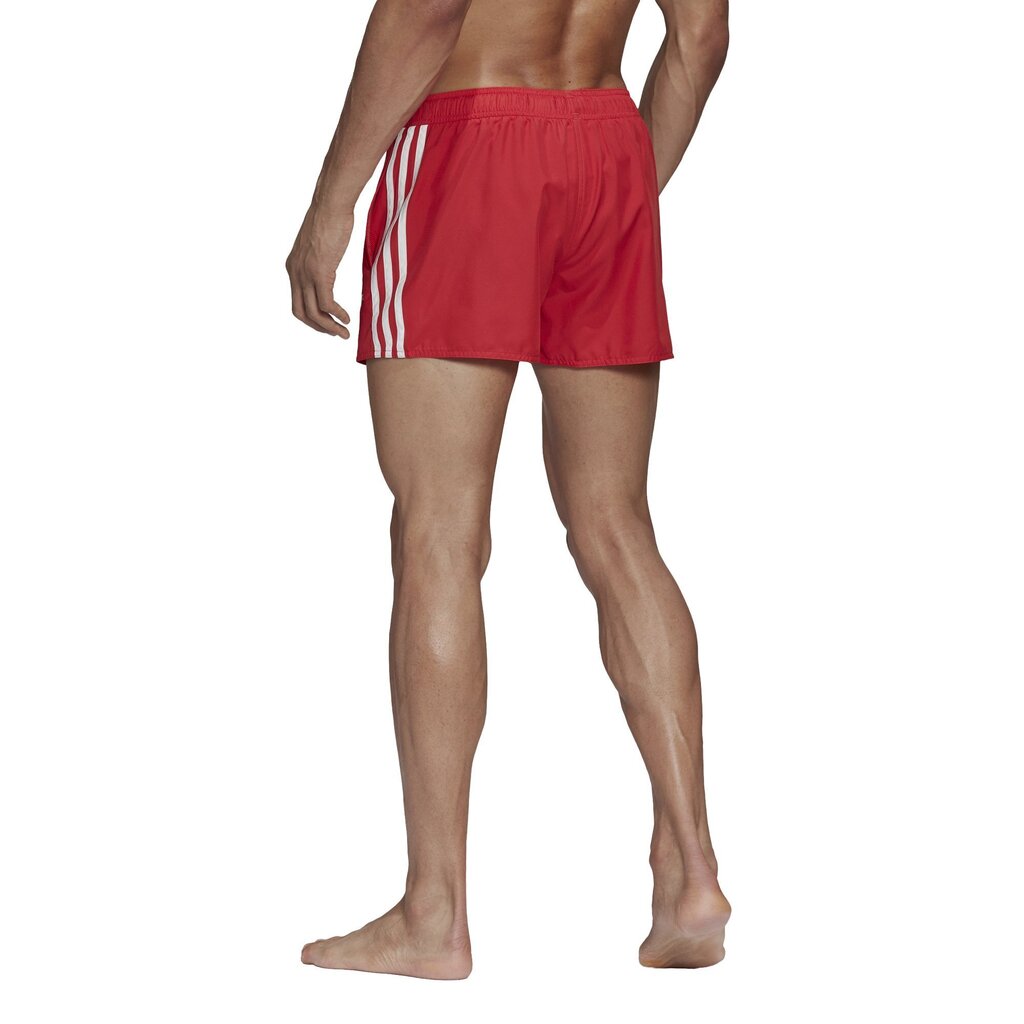 Meeste šortsid Adidas 3 Stripes CLX Swim, punane hind ja info | Ujumispüksid, shortsid | kaup24.ee