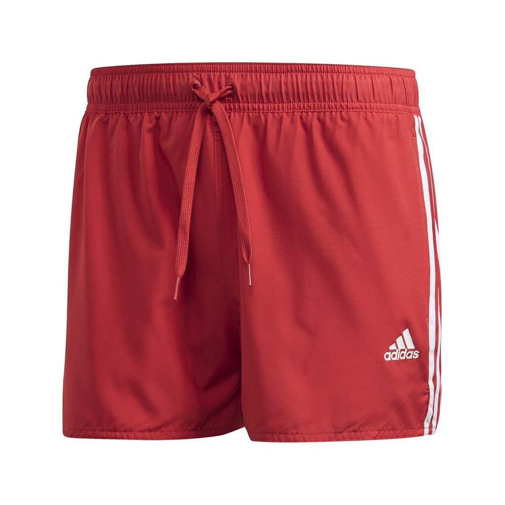 Meeste šortsid Adidas 3 Stripes CLX Swim, punane hind ja info | Ujumispüksid, shortsid | kaup24.ee