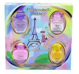 Набор Charrier Parfums "Mademoiselle France" для женщин: Ambre EDP, 9,5 мл + Miss Solena EDP, 11 мл + Tendre Folie EDP, 10,1 мл + Veux tu EDP, 13,5 мл цена и информация | Женские духи | kaup24.ee