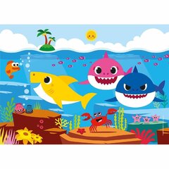 Pusle Clementoni Baby Shark, 2 x 20 tk цена и информация | Пазлы | kaup24.ee