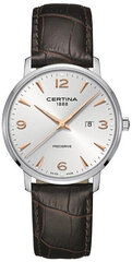 Женские часы из коллекции Certina Heritage DS Caimano Gent - Quartz C035.410.16.037.01, коричневый/серебристый цена и информация | Женские часы | kaup24.ee