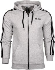 Мужской джемпер Adidas Essentials 3 Fullzip DU0473, серый цена и информация | Мужские толстовки | kaup24.ee