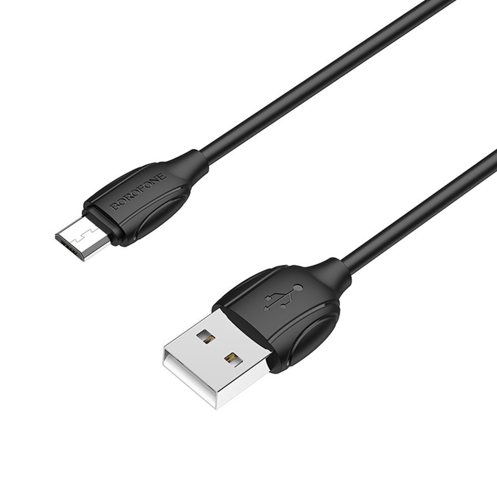 Kaabel Borofone Benefit USB - microUSB 1m цена и информация | Kaablid ja juhtmed | kaup24.ee