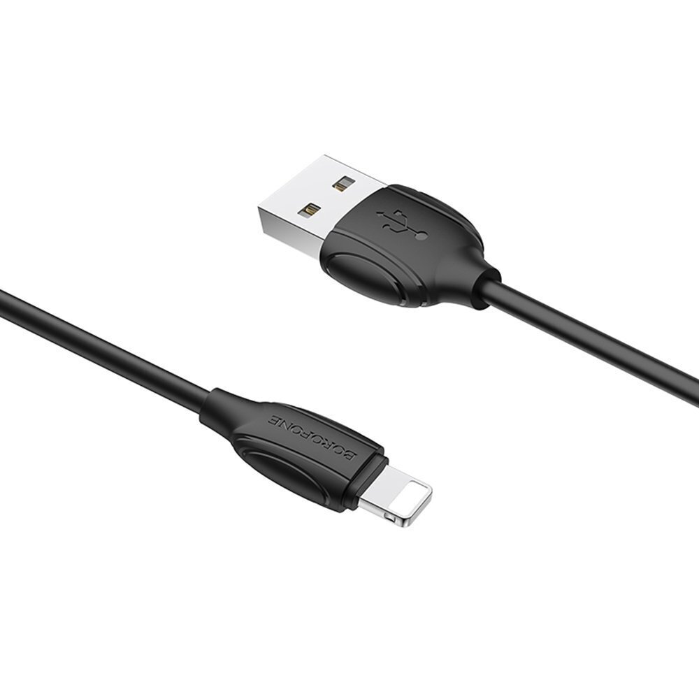 Kaabel Borofone Benefit USB - Lightning 1m цена и информация | Kaablid ja juhtmed | kaup24.ee