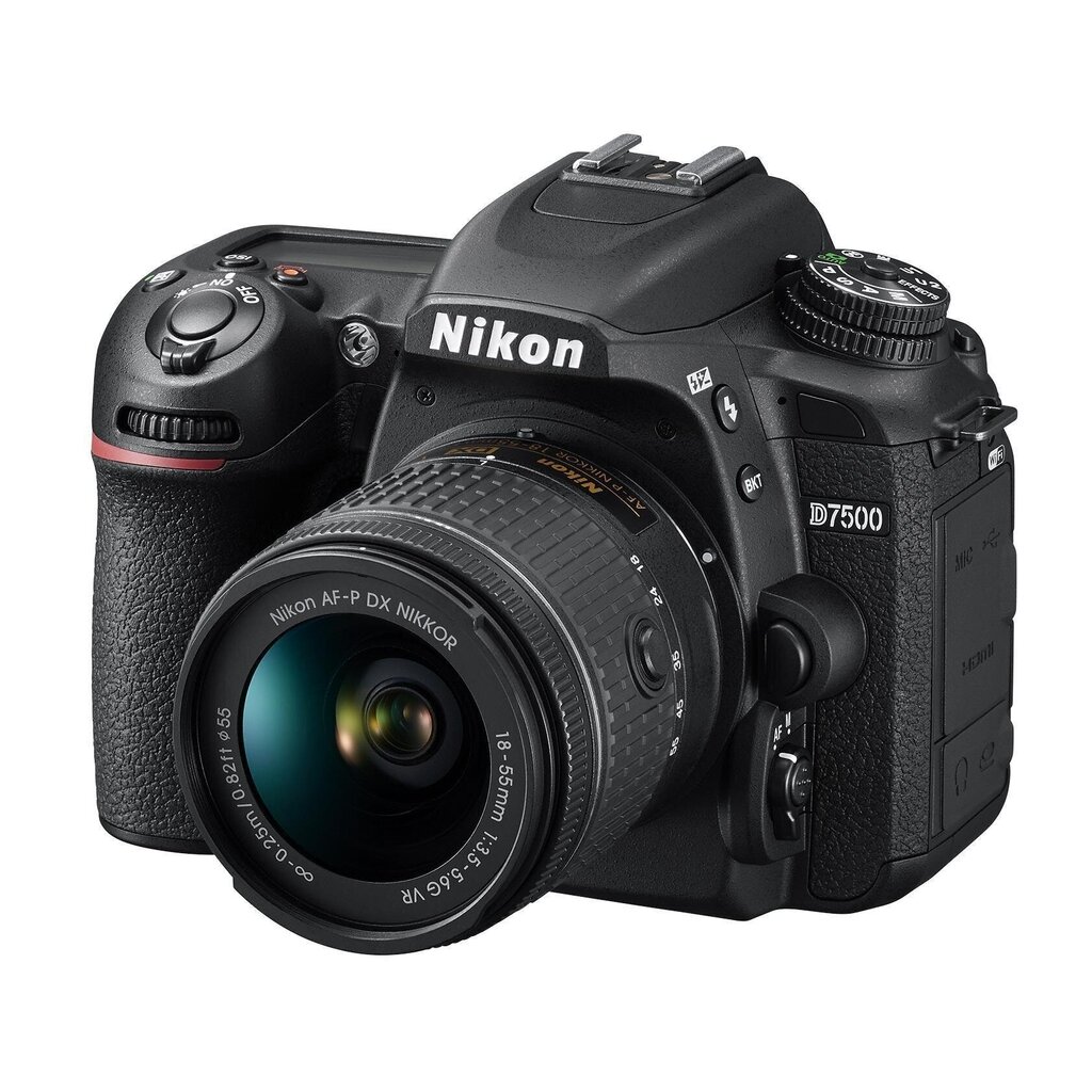 Nikon D7500 + AF-P DX Nikkor 18-55 mm f/3.5-5.6G VR hind ja info | Fotoaparaadid | kaup24.ee