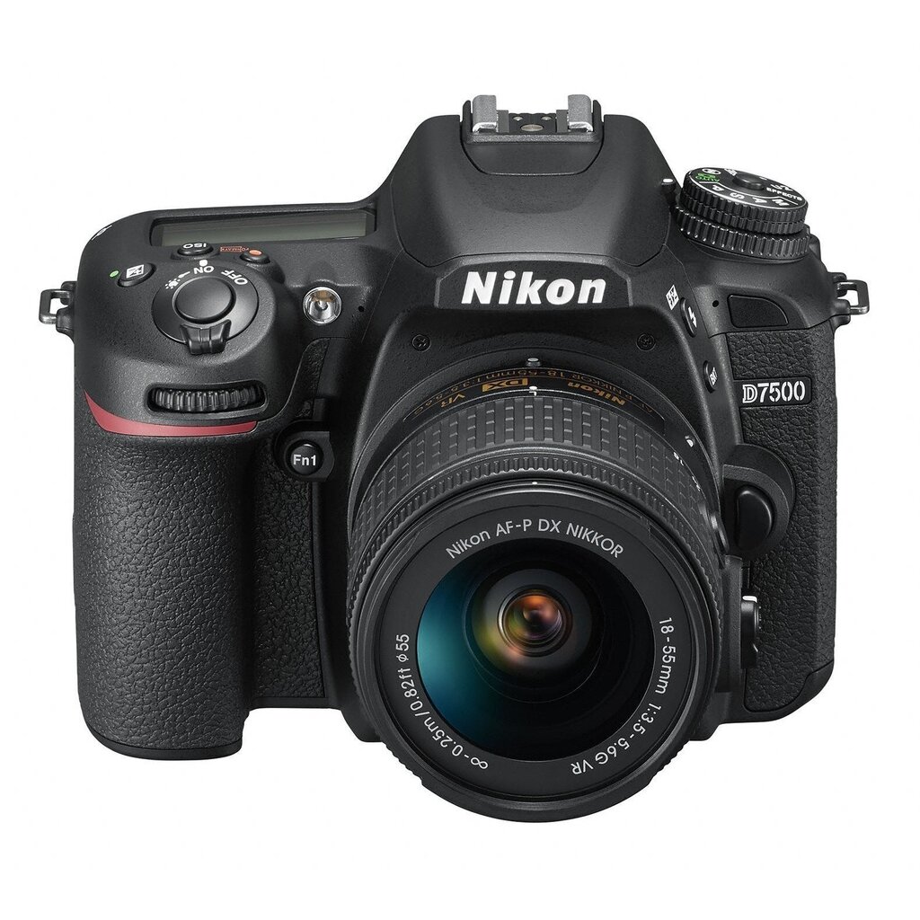 Nikon D7500 + AF-P DX Nikkor 18-55 mm f/3.5-5.6G VR hind ja info | Fotoaparaadid | kaup24.ee