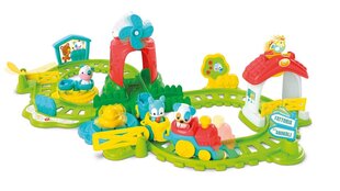 Värviline farm rongi ja loomadega Clementoni Baby, 17385 hind ja info | Imikute mänguasjad | kaup24.ee