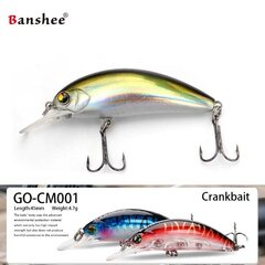 Воблер Banshee Crankbait 45mm 4.7g GO-CM001 Copper, Плавающий цена и информация | Воблеры, приманки, блесны | kaup24.ee