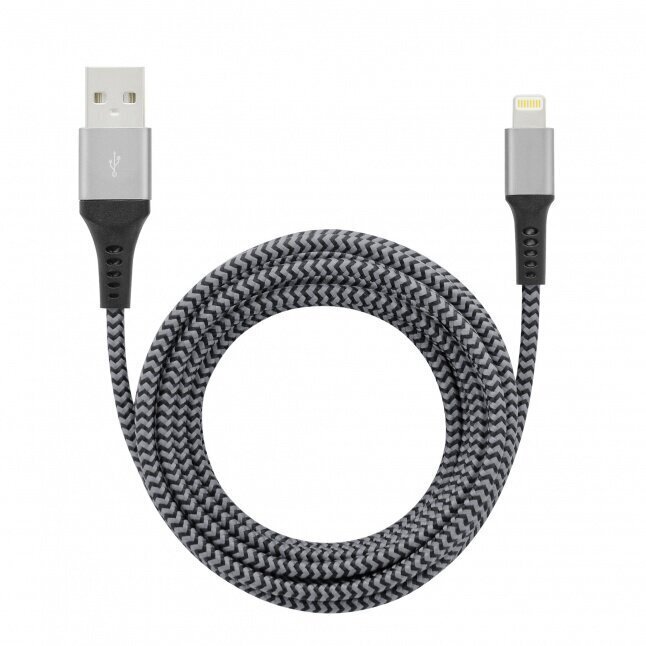 Toti UABCABNMFI2M250-BLK USB, 2m цена и информация | Mobiiltelefonide kaablid | kaup24.ee