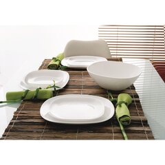 Luminarc тарелка 35x24 см белая SWEET LINE цена и информация | Посуда, тарелки, обеденные сервизы | kaup24.ee