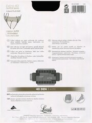 Черные колготки большого размера Levante 40 DEN Extra Super Maxi цена и информация | Колготки | kaup24.ee