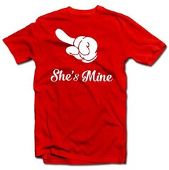Футболка “She's mine” цена и информация | Оригинальные футболки | kaup24.ee