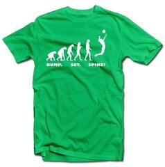 Мужская футболка  "Волейбол Эволюция" цена и информация | Оригинальные футболки | kaup24.ee