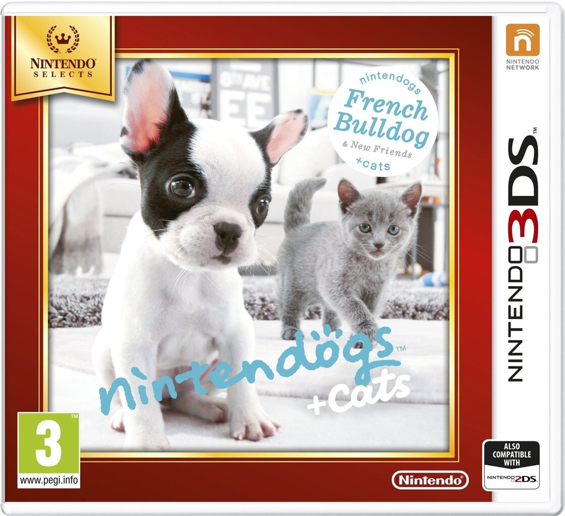 Nintendo 3DS Games mäng Nintendogs+Cats: French Bulldog цена и информация | Arvutimängud, konsoolimängud | kaup24.ee