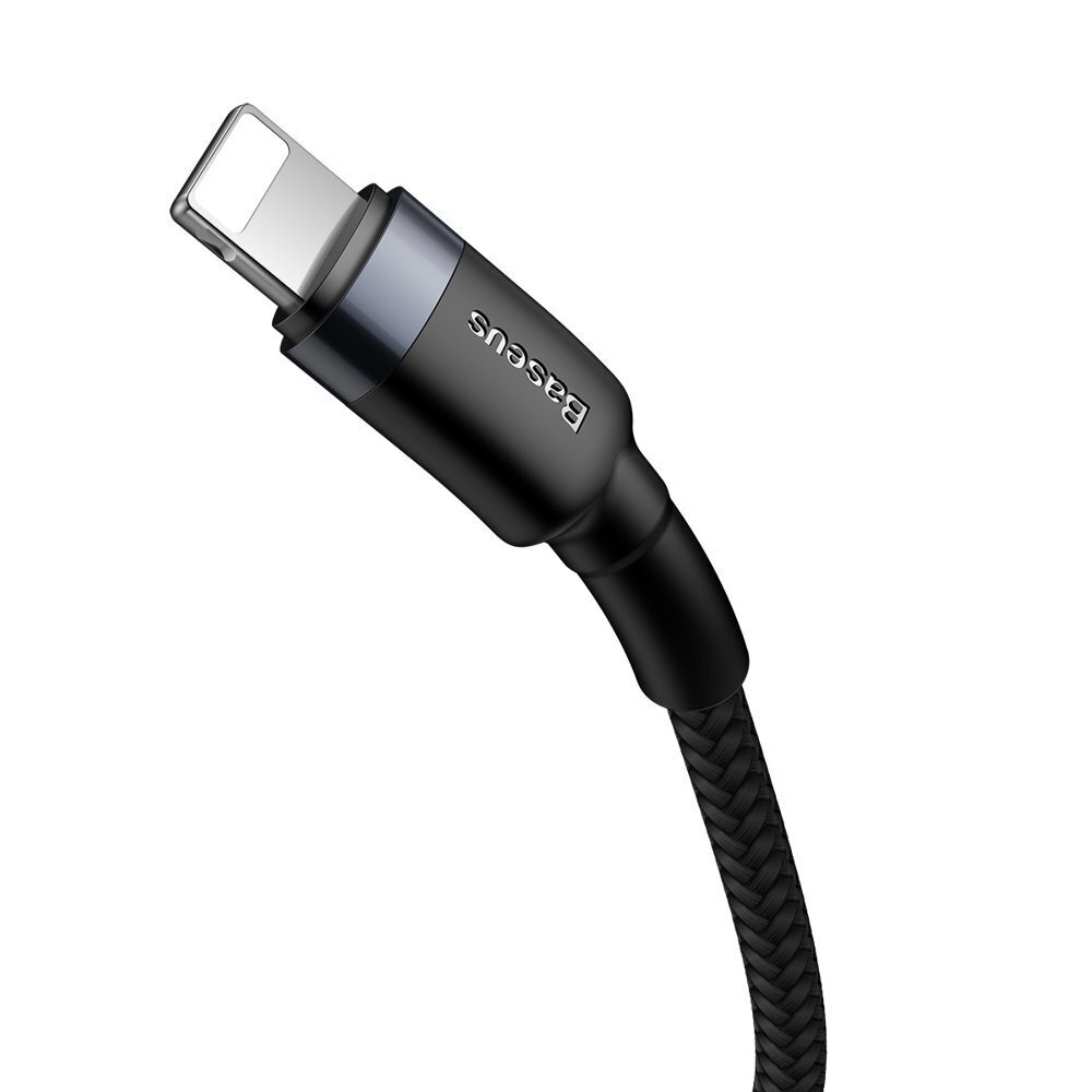 Laadimiskaabel Baseus Cafule CATLKLF-G1 USB-C -> 18W / PD 2.0 / 100 cm, must hind ja info | Mobiiltelefonide kaablid | kaup24.ee