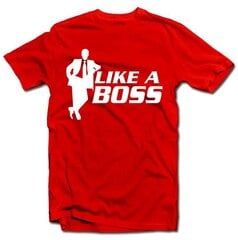 Футболка "Like a boss" (Как начальник) цена и информация | Оригинальные футболки | kaup24.ee
