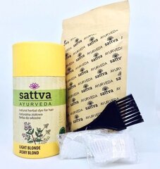 Taimne blond juuksevärv Light Blonde Sattva Ayurveda, 150 g цена и информация | Краска для волос | kaup24.ee