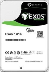 Drive server HDD Seagate Exos X16 (14 TB; 3.5 Inch; SATA III) hind ja info | Sisemised kõvakettad (HDD, SSD, Hybrid) | kaup24.ee