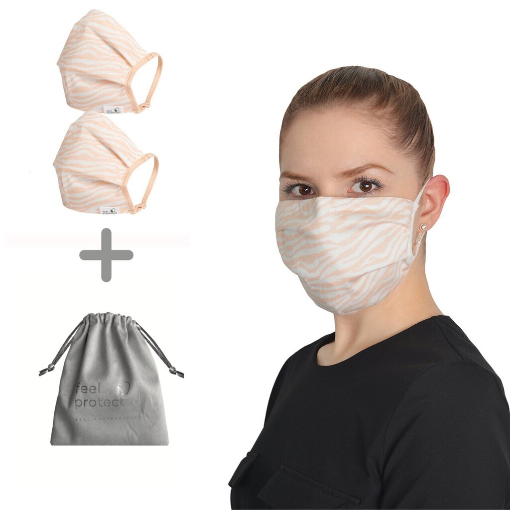 Korduvkasutatav mask (2 tükki) 1017/ONE kott maskide hoidmiseks. hind ja info | Esmaabi | kaup24.ee