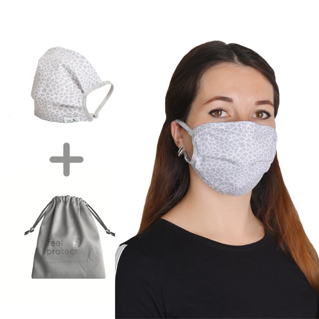 Korduvkasutatav mask 1017/ONE hall leopard kott maski hoidmiseks. цена и информация | Esmaabi | kaup24.ee