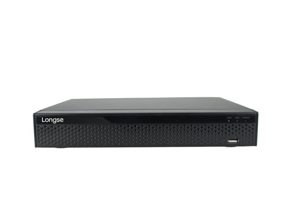 IP NVR salvesti 9 kanalit Longse NVR3004DP, 8Mp, 4xPOE hind ja info | Valvekaamerad | kaup24.ee