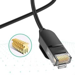 Кабель Ugreen Ethernet RJ45 Cat 6A UTP 1000Mbps 1 m black (70332) цена и информация | Кабели и провода | kaup24.ee