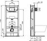 Seinale paigaldatav raamiga WC-pott Komplekti kuulub aeglaselt sulguva kaane ja peidetud süsteemiga Prosys 120M Ideal Standard Tesi AquaBlade WC-pott, samuti kroomitud WC-poti nupp. Kood R030501 цена и информация | WС-potid | kaup24.ee