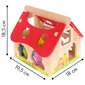 Puidust klotsid-sorteerija talumaja EcoToys hind ja info | Imikute mänguasjad | kaup24.ee