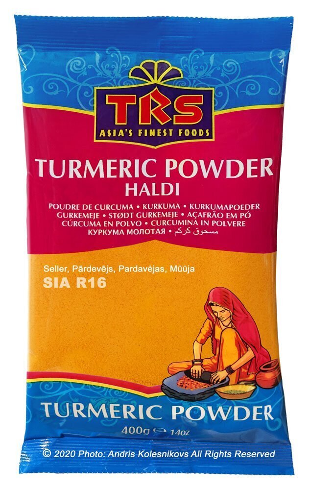 Kurkum TRS Turmeric Powder - haldi, 400g hind ja info | Vürtsid, vürtsikomplektid | kaup24.ee