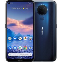 Nokia 5.4 Dual 4+128GB blue цена и информация | Мобильные телефоны | kaup24.ee