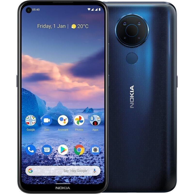 Nokia 5.4, 128GB, Dual SIM, Blue цена и информация | Telefonid | kaup24.ee