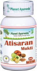 Kõhulahtisus, soolemotoorika ühtlustamine - Atisaran Mukti, Planet Ayurveda™, 60 kapslit hind ja info | Vitamiinid, toidulisandid, preparaadid tervise heaoluks | kaup24.ee