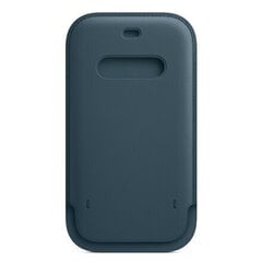 Apple iPhone 12 Pro Max Leather Sleeve with MagSafe, Baltic Blue цена и информация | Чехлы для телефонов | kaup24.ee