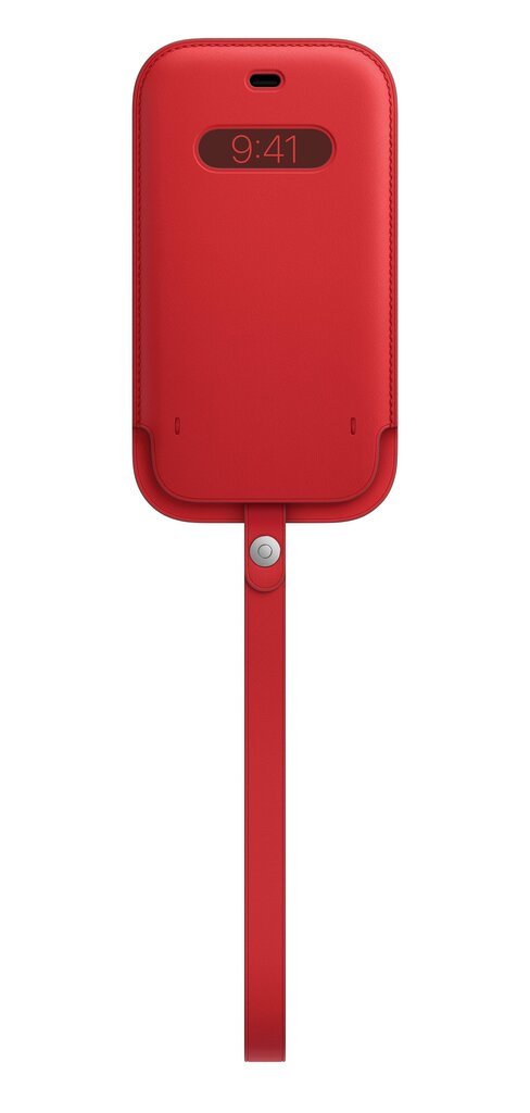 Apple Leather Sleeve MagSafe MHYJ3ZM/A Red hind ja info | Telefoni kaaned, ümbrised | kaup24.ee