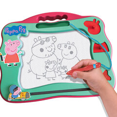 Магнитная доска для рисования с 3 штампами Peppa Pig цена и информация | Развивающие игрушки и игры | kaup24.ee