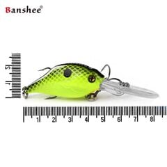 Lant Banshee Crankbait 50 mm 10 g VC07, must hind ja info | Landid, voblerid | kaup24.ee